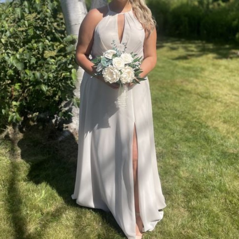 WHITE bridal dress
